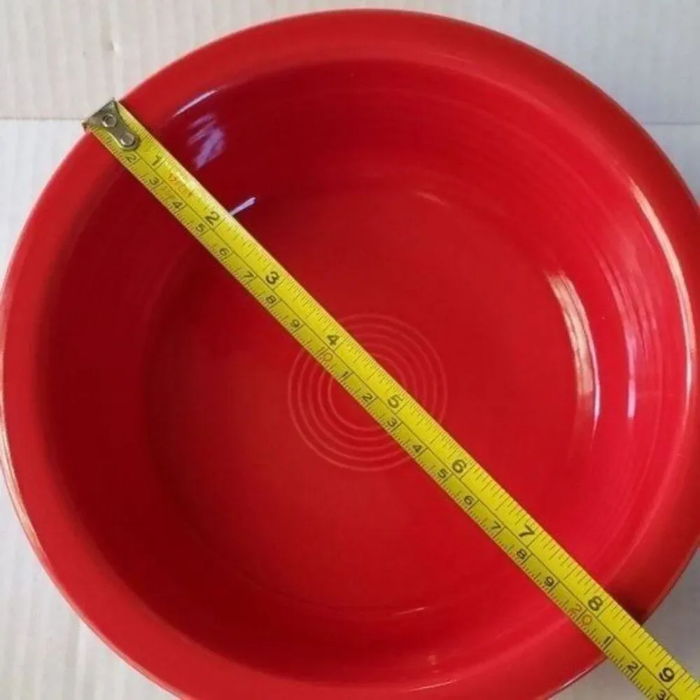 Fiestaware Fiesta Vegetable Bowl Dish Large Scarlet Red SERVING CERAMIC